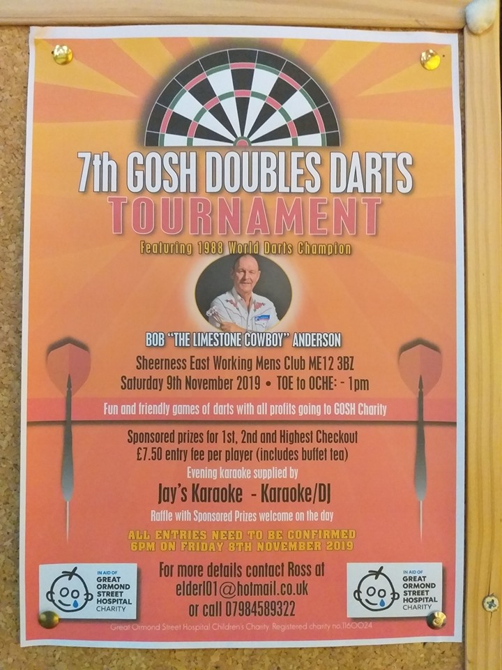 7th GOSH Darts Doubles Kent Darts Organisation